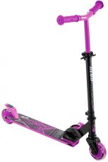 Самокат Neon Vector NT05P2 розовый для детей от 5-ти лет, до 60 кг, неоновые колеса /с LED подсветкой